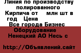 Линия по производству полированного  Кирпича от 70 млн.шт.в год › Цена ­ 182 500 000 - Все города Бизнес » Оборудование   . Ненецкий АО,Несь с.